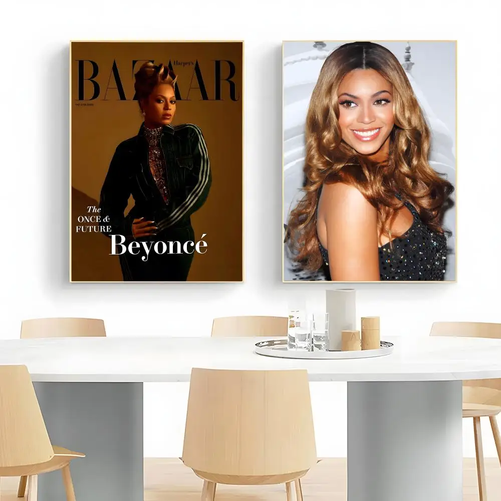 Musician Pop Beyonce Poster Wall Art Print Decorative Mural Home Decor Gift Unframed