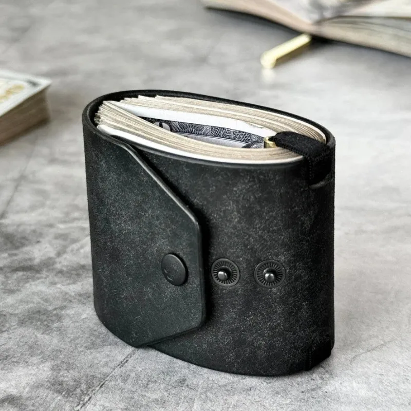 Leather Cash Wrap Wallet - Quick Access Cash Keeper for Secure Storage