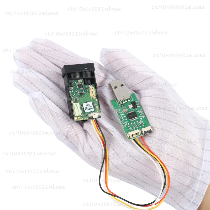 Meskernel Eye Safe Laser Distance Sensor for ESP32 Arduino 60m Distance Measurement Laser Sensor with UART Serial