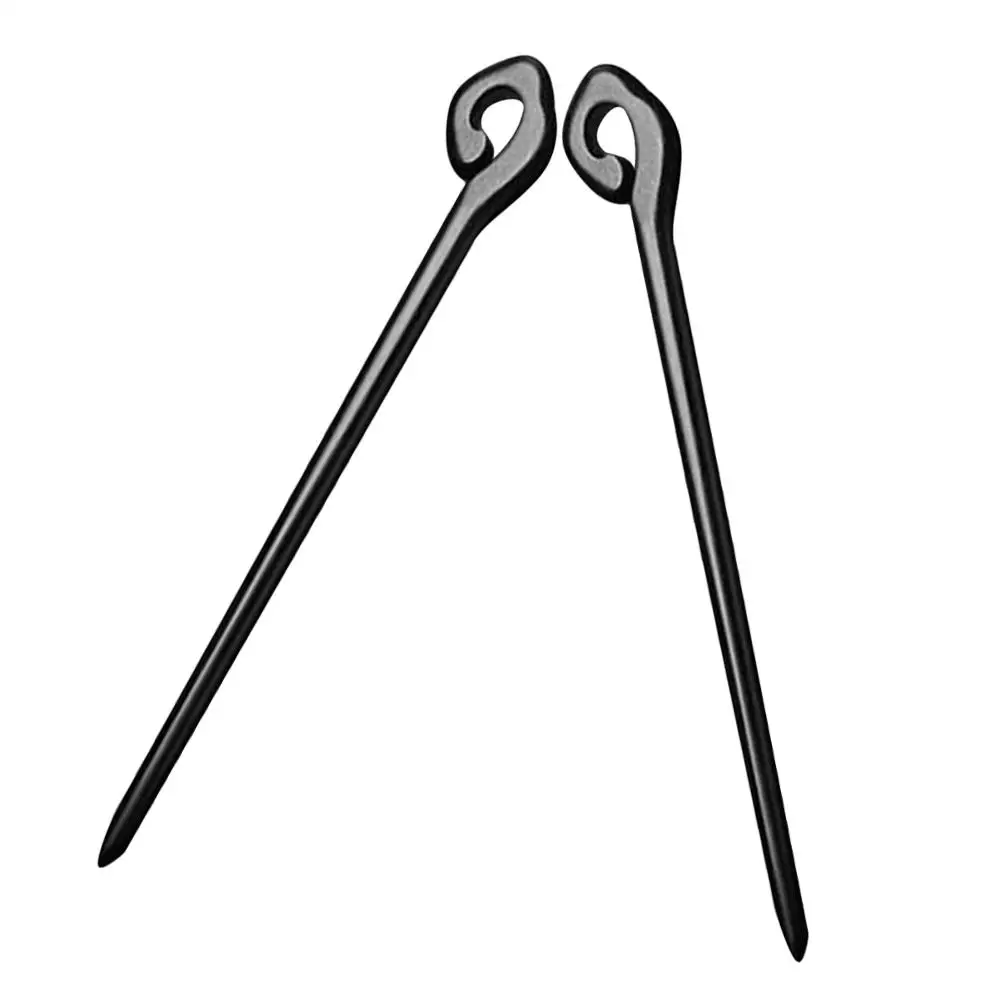 

2pcs Hairpin Ancient Style Durable Wood Smooth Finish Versatile Bun Stick Chinese Retro Accessories Hanfu Headpiece Wooden
