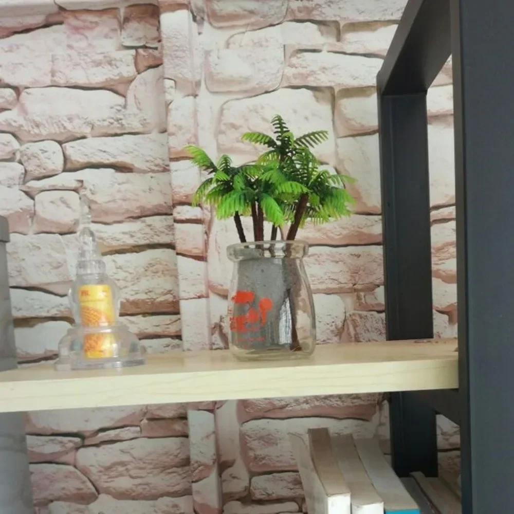 ديكور شجرة جوز الهند نباتات مصغرة أشجار النخيل الحرف حوض السمك ديكورات خزان الأسماك 10 قطع