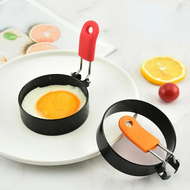 Metal Fried Egg Pancake Ring Omelette Fried Egg Round Shaper Eggs Mold for Cooking Breakfast Pan Oven Kitchen Pancake Maker