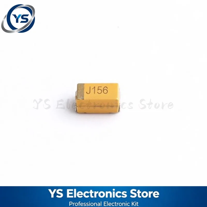 10-100pcs SMD Tantalum Capacitor Case A 3216 1206 6.3V 15μF 156 6.3V156 New Original Stock