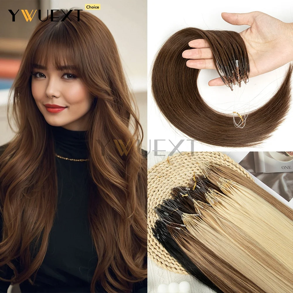 

Нано-кольца для наращивания волос, натуральные прямые волосы, 12-20 дюймов, машинная обработка, реми, микролинки, 30 г/упаковка