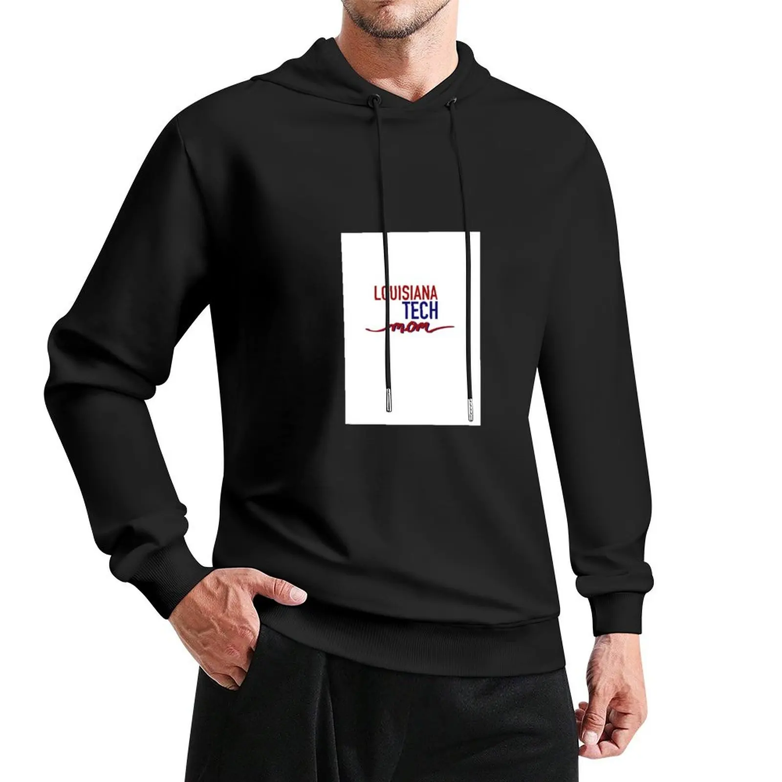 

Louisiana Tech Mom Pullover Hoodie hooded shirt mens clothes graphic hoodies