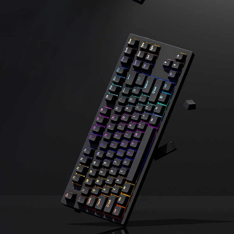 120 Keys Black Custom RGB Backlit PBT Keycaps Cherry Profile Double Shot Shine Through Keycaps for MX Switches Gaming Keyboard