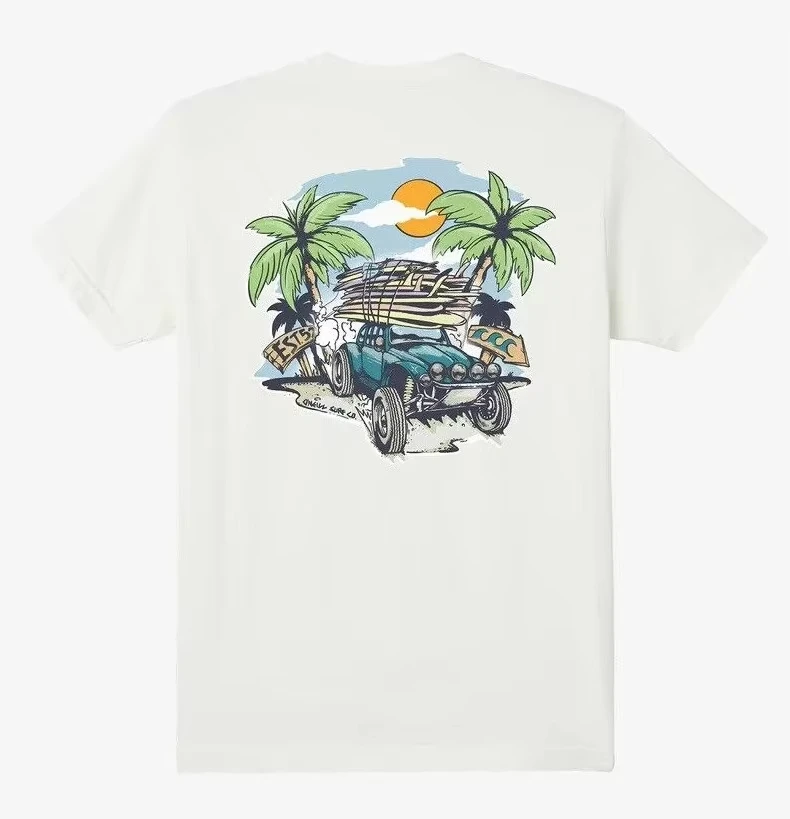 2025 جديد تي شيرت تصفح باجا بانديت الملابس صبغ قصيرة الأكمام Crewneck المحملة الراقية الفاخرة لكل من الرجال والنساء #2