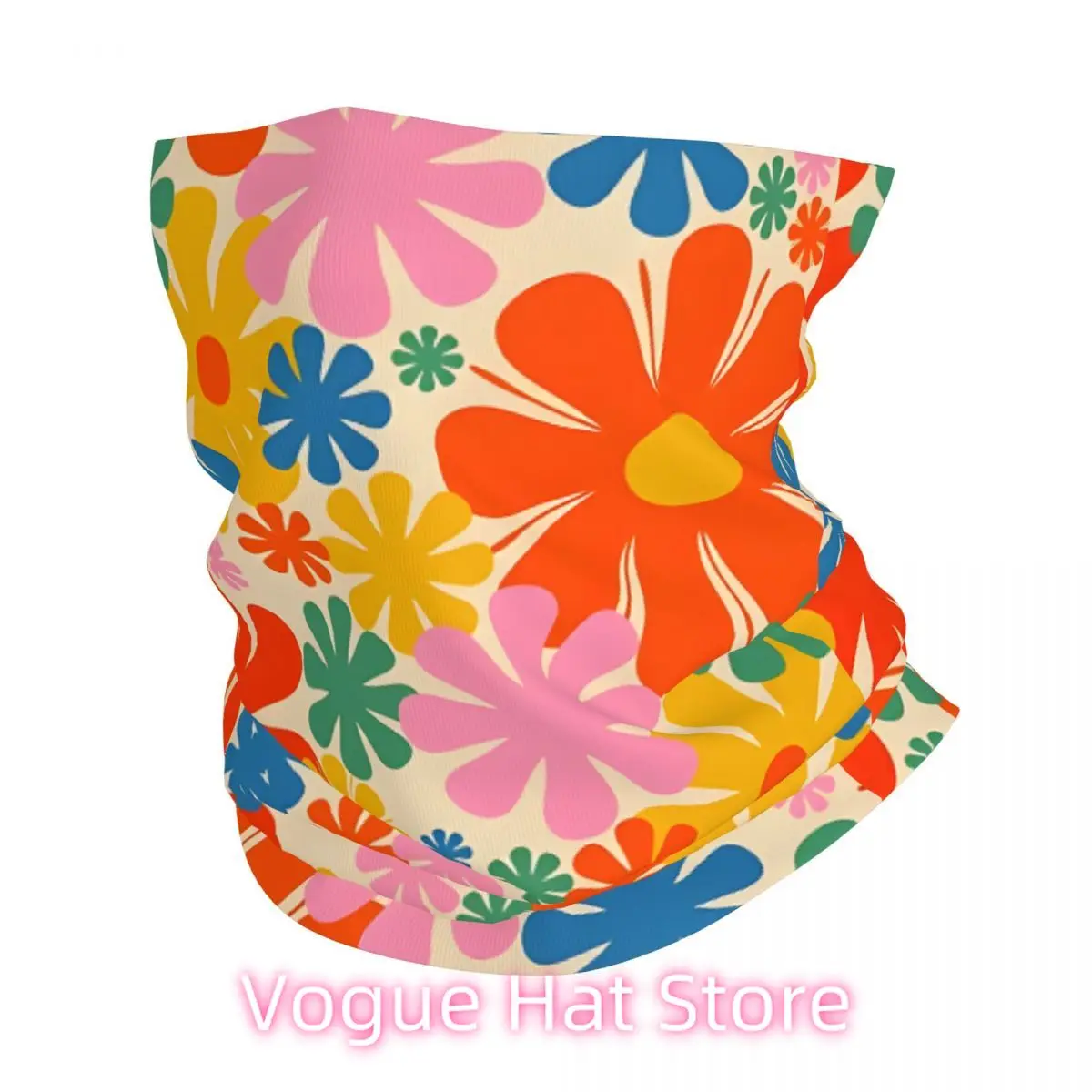 

Красочный цветочный узор, гетры для лица, шарф, гетры для мужчин и женщин, бандана, шарф, тонкий летний