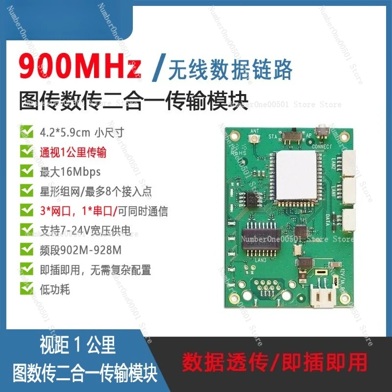 Graph Data Transmission 2-in-1 Low-frequency Transmission Module Low-delay Graph Transmission Module