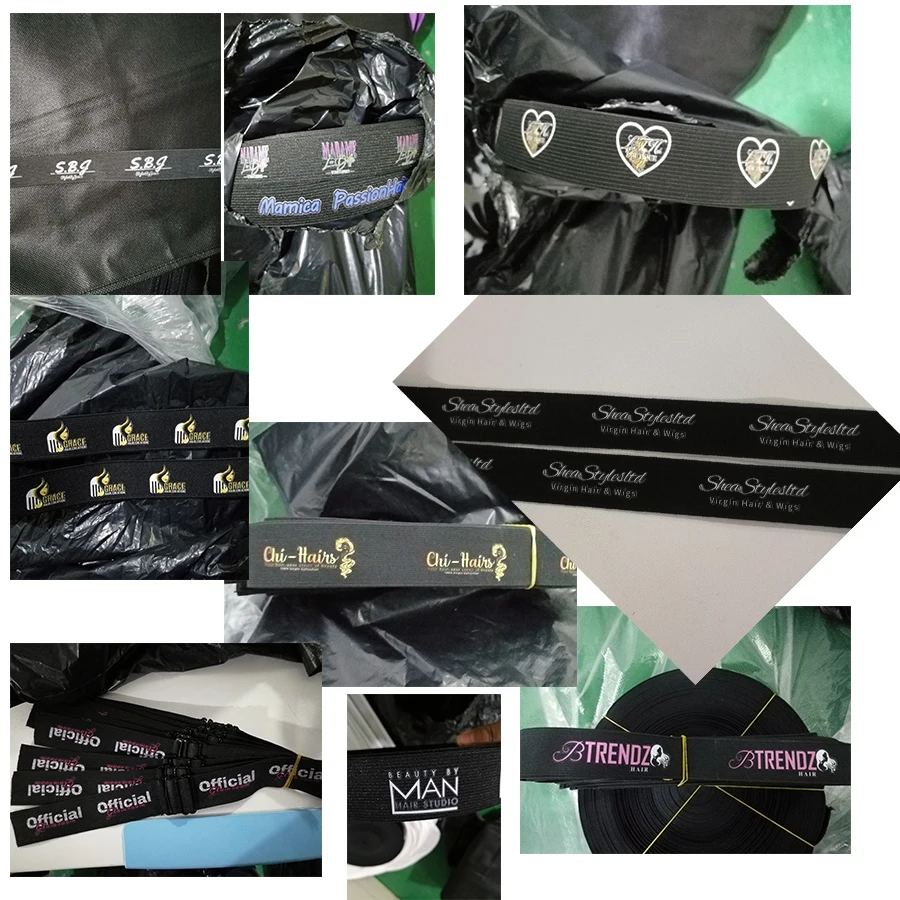 New Elastic Headband With Magictape 60cm 65cm Adjustable Wig Band For Fixed Lace Wig Width 2.5CM 3CM 3.5CM Edge Grip Band