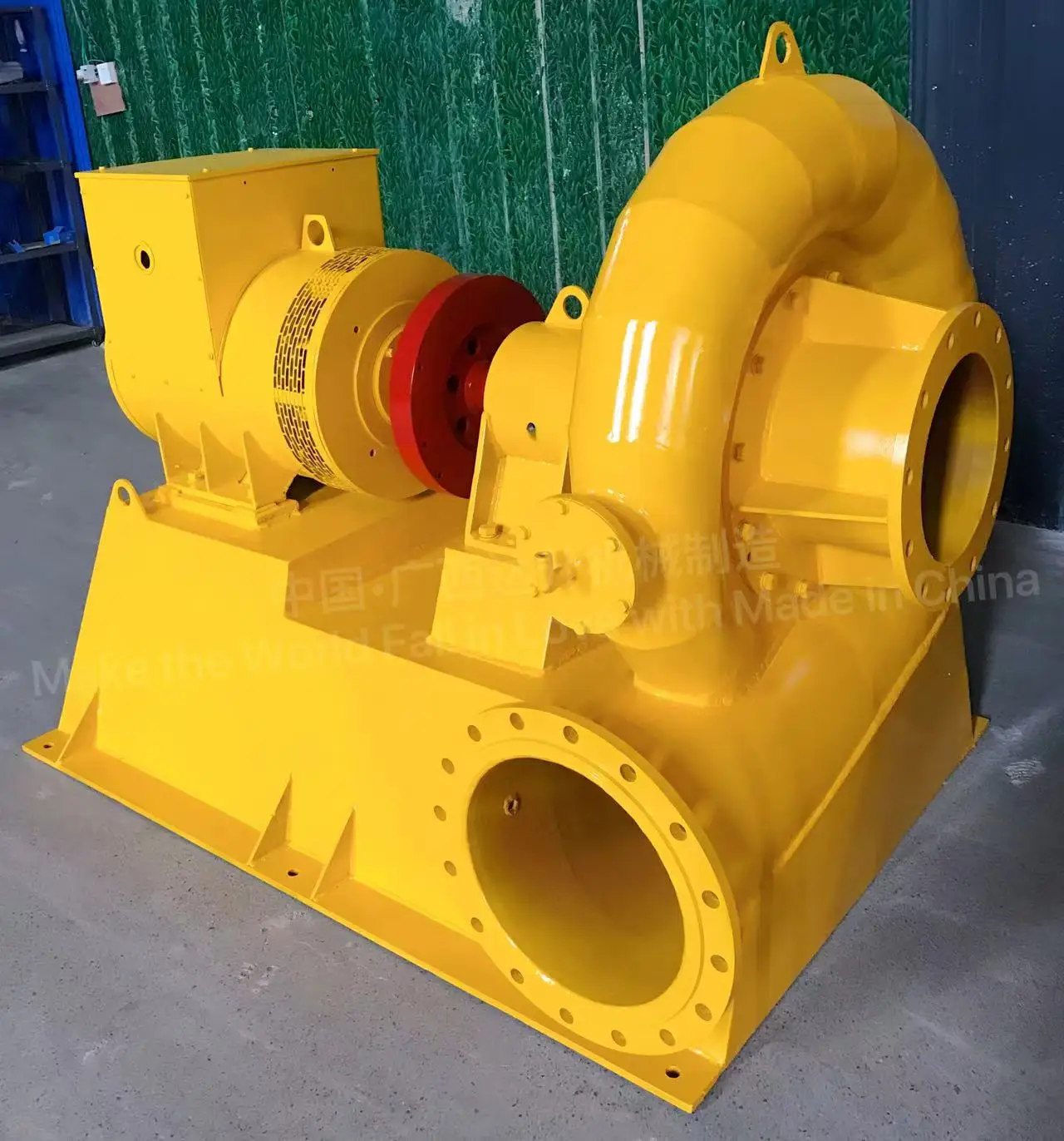 2025DS Turgo Hydro Turbine 3-Phase 50/60Hz 80-85% Efficiency 10KW-500KW Stainless Steel CE Certified Factory Direct Sales Genera