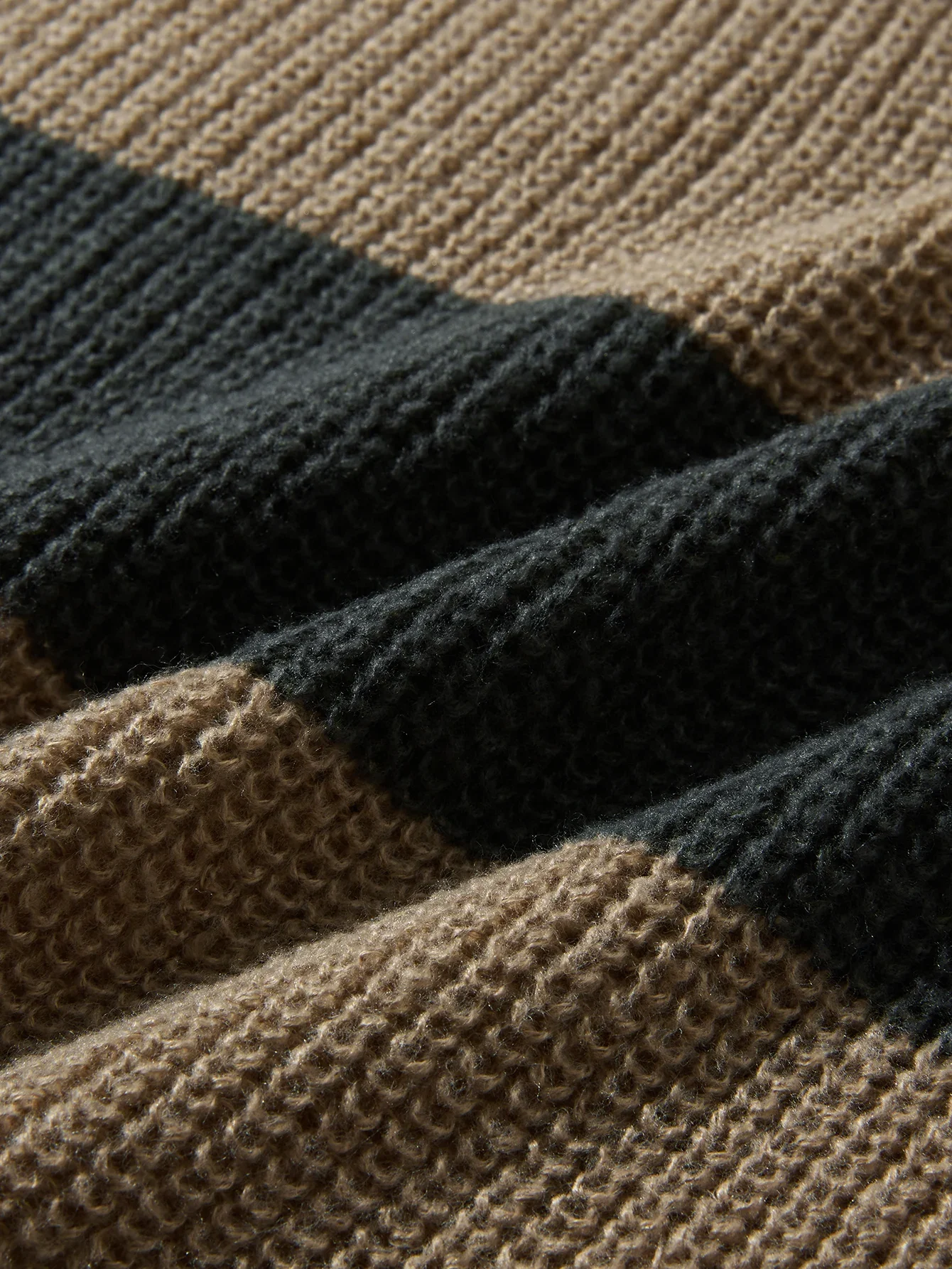 New Loose Bottoming Sweater Casual Versatile Striped Pullover Men's Round Neck Sweater