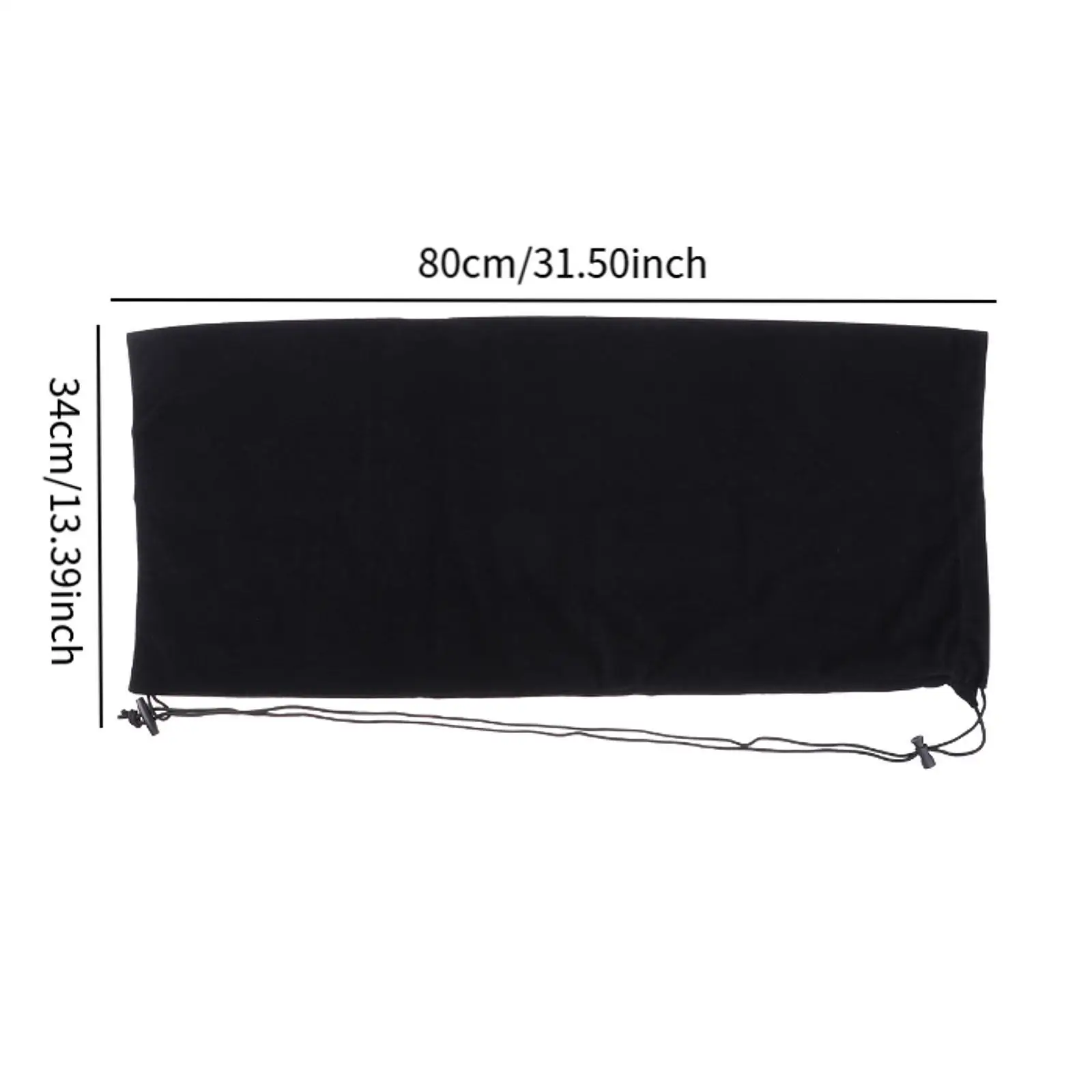 Badminton Tennis Racket Pouch Suede Cover Case Bag with Strap for Pickleball Paddle Storage Lightweight Drawstring Carry