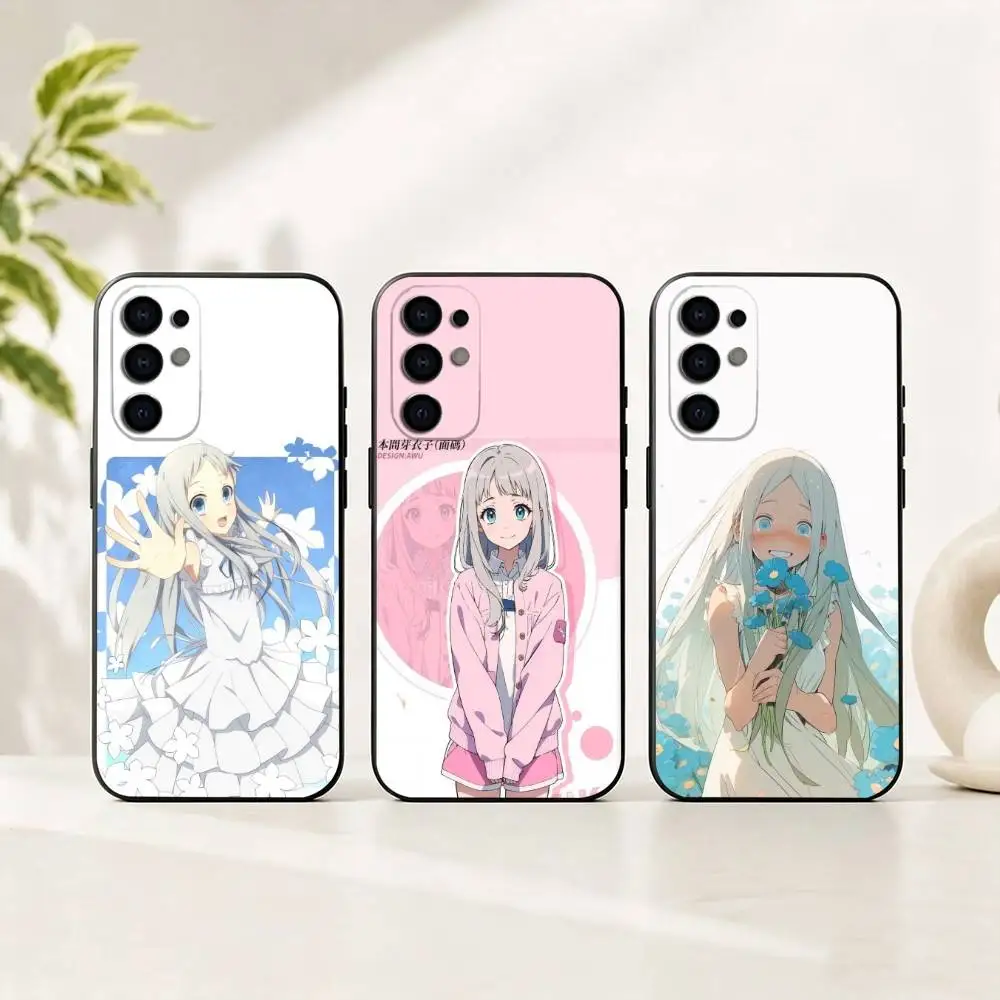 Anohana Anime gift Phone Case For Samsung S25,S24,S21,S22,S23,S30,Ultra,S20,Plus,Fe,Lite,Note,10,Black Cover