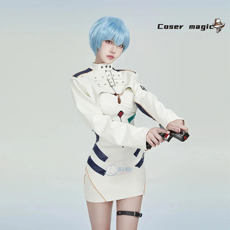 Anime EVA Ayanami Rei Cosplay Costume Uniform Halloween Carnival Party Christmas Play Role Clothes Clothing