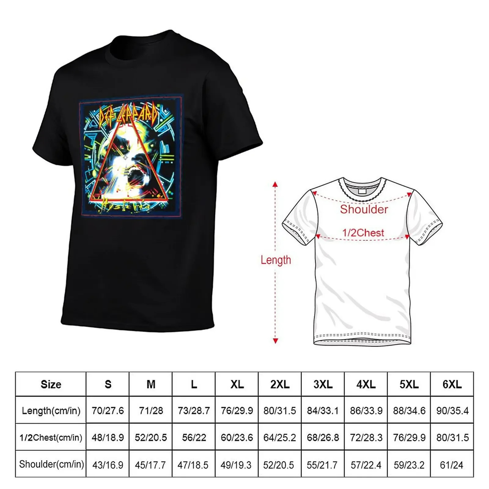 hysteria T-Shirt graphic tee shirt summer shirt anime clothes Short sleeve tee mens shirts graphic tee