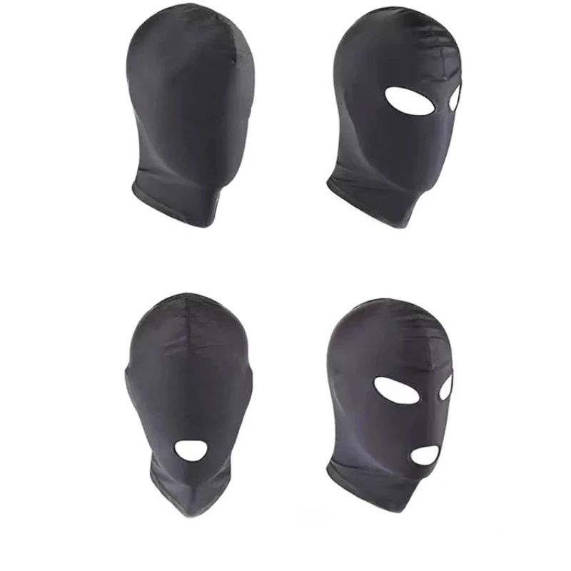 Adult Men Women Spandex Balaclava Open Mouth Face Mask Stretchy Full Head Cover for Costume Party, Role Play & Performance Art
