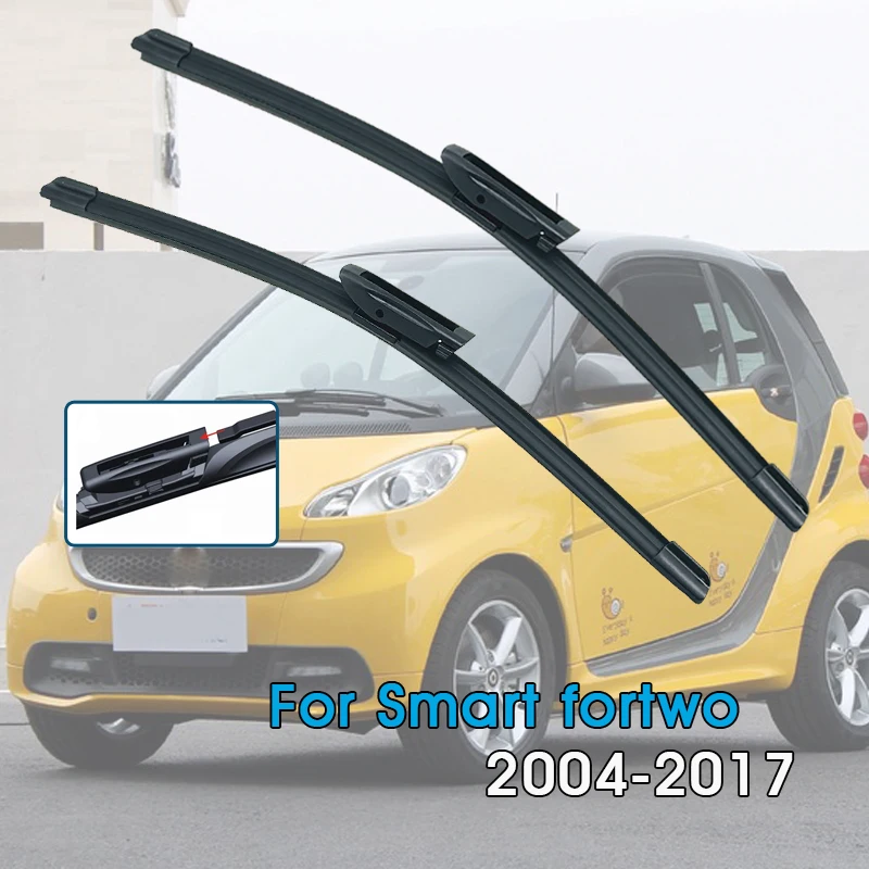 

Car Wiper Blades For SMART Fortwo W450 C450 W451 A453 2004-2017 Windshield Windscreen Front Window Blades Car Accessorie