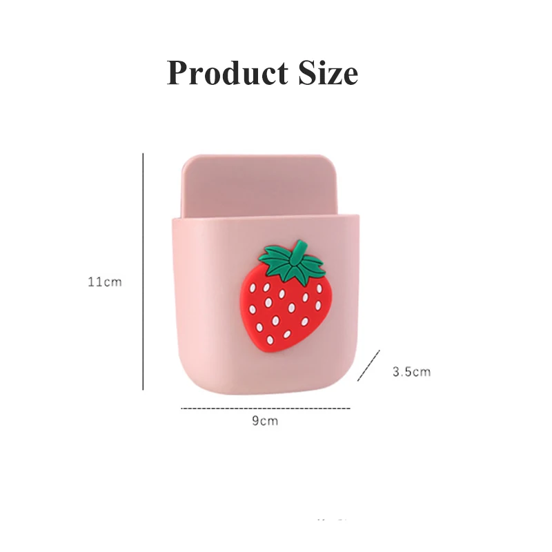 Cartoon Storage Box Living Room Bedroom Wall Background Decorative Storage Remote Control Wall Hanging Storage Box Self-adhesive