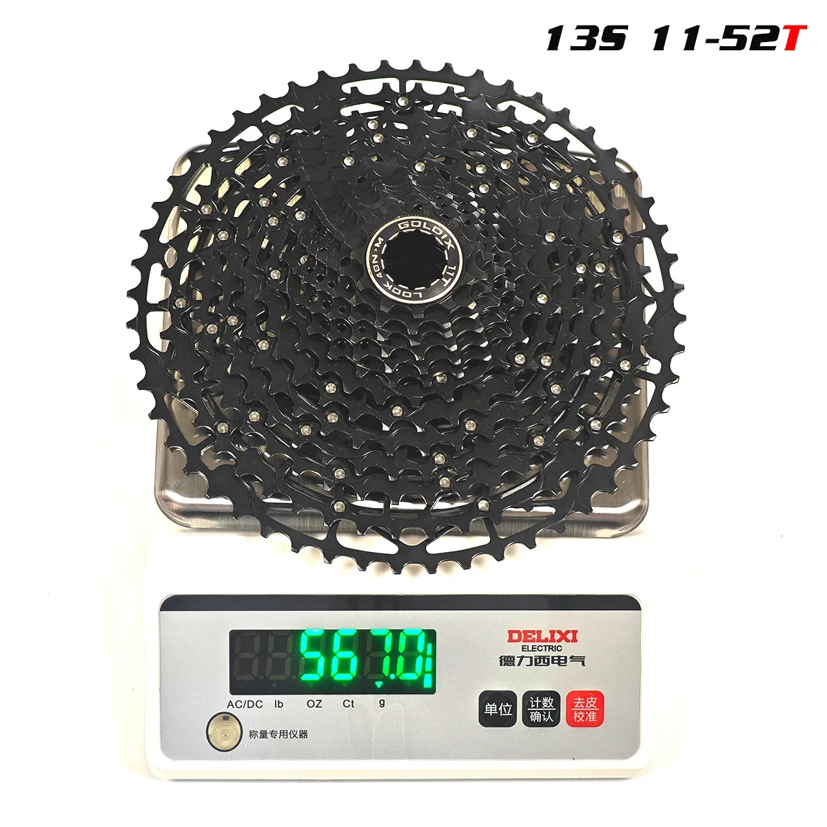 GOLDIX Ultralight Fiets Cassette Vrijloop Koolstofstaal Materiaal 9/10/11/12/13 Speed HG Structuur Tandwiel voor Mountainbike