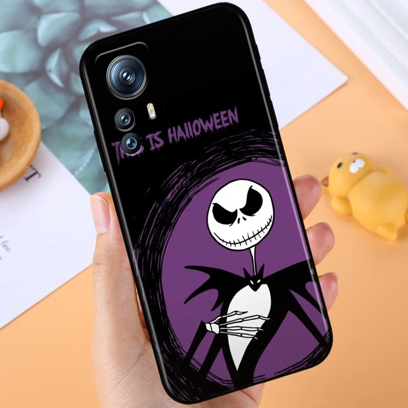 Skull Jack Dark Parody Cartoon For Xiaomi Mi 13T 13 12T 12 11T 11i 11 A3 10T 10 9 Pro Lite Ultra 5G Black TPU Phone Case