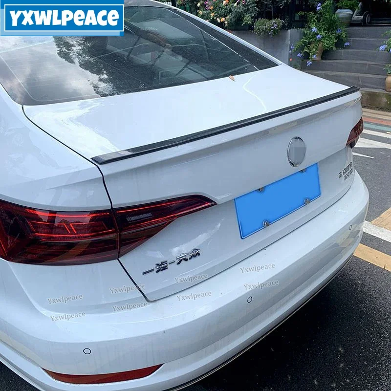 

For VW Volkswagen Jetta Spoiler 2019 2020 2021 2022 2023 ABS Material Primer Color Car Tail Wing Decoration Rear Trunk Spoiler