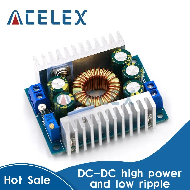 DC-DC High Power Low Ripple 12A Adjustable Step-down Module 95% Efficient Car Power Module