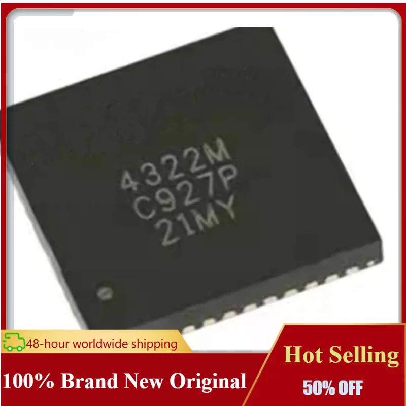 5-10PCS 100% New original IR4322MTRPBF 4322M IR4322M  QFN44 Chipset Hot Selling