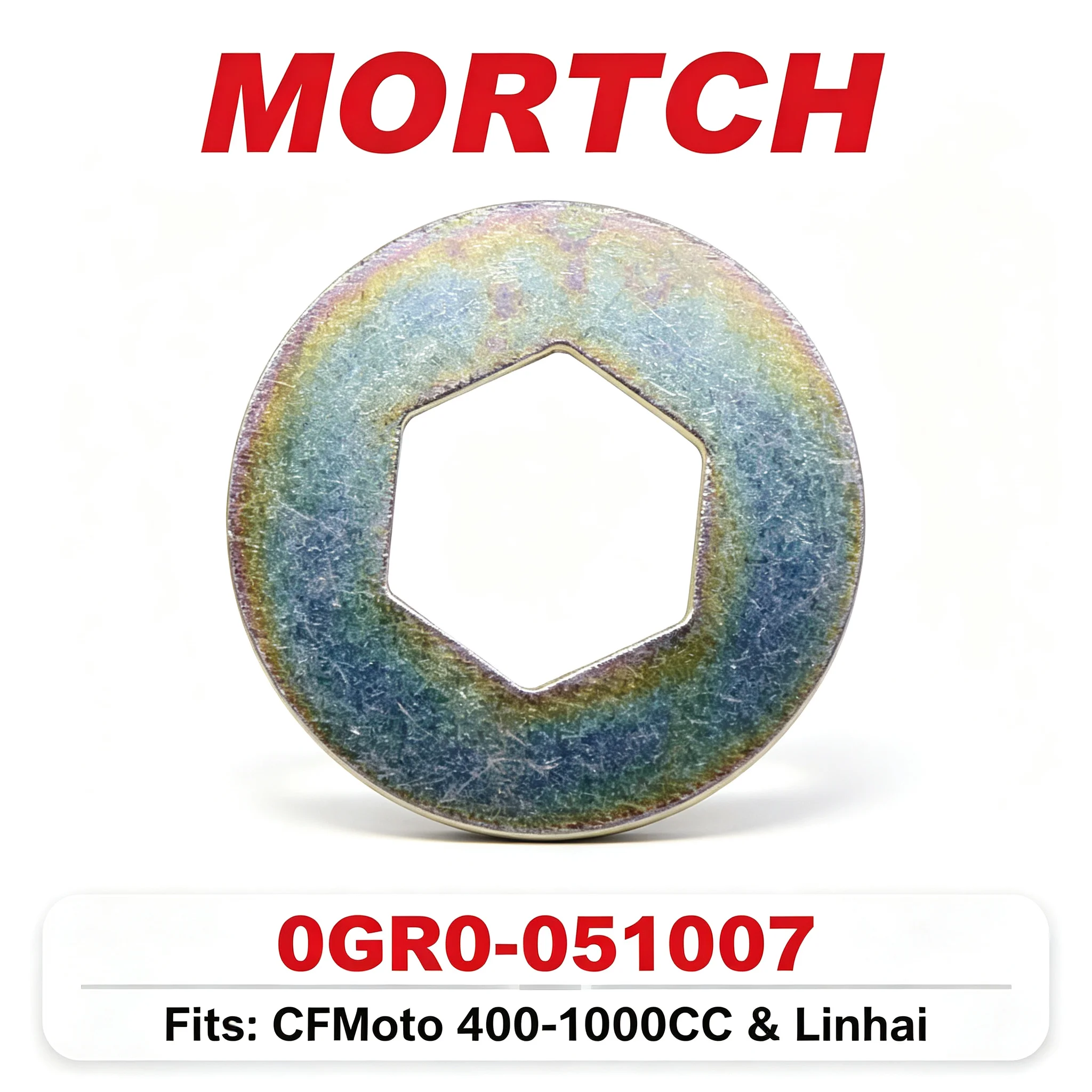 Hexagonal Bore Washer 0GR0-051007 For CF Moto 550cc ENGINE 191R-C FOR CF500AU-8S 8L 2V91W-A 800