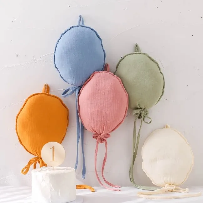 Ins Korean-Style Children's Scene Decoration Balloon Hanging Ornaments Baby 100-Day Photo Props Soft Fabric Balloon Pillow