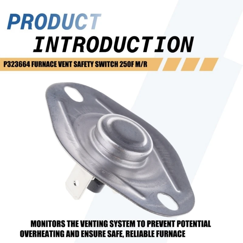 U55D P323664 Ventilation Safety Switches Manual Reset Temperature Limit Switches Replacement Parts