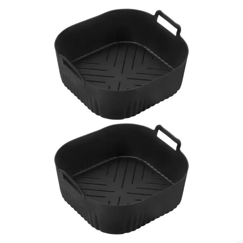 2 piezas revestimiento silicona silicona revestimiento máquina frito cuadrados revestimiento máquina