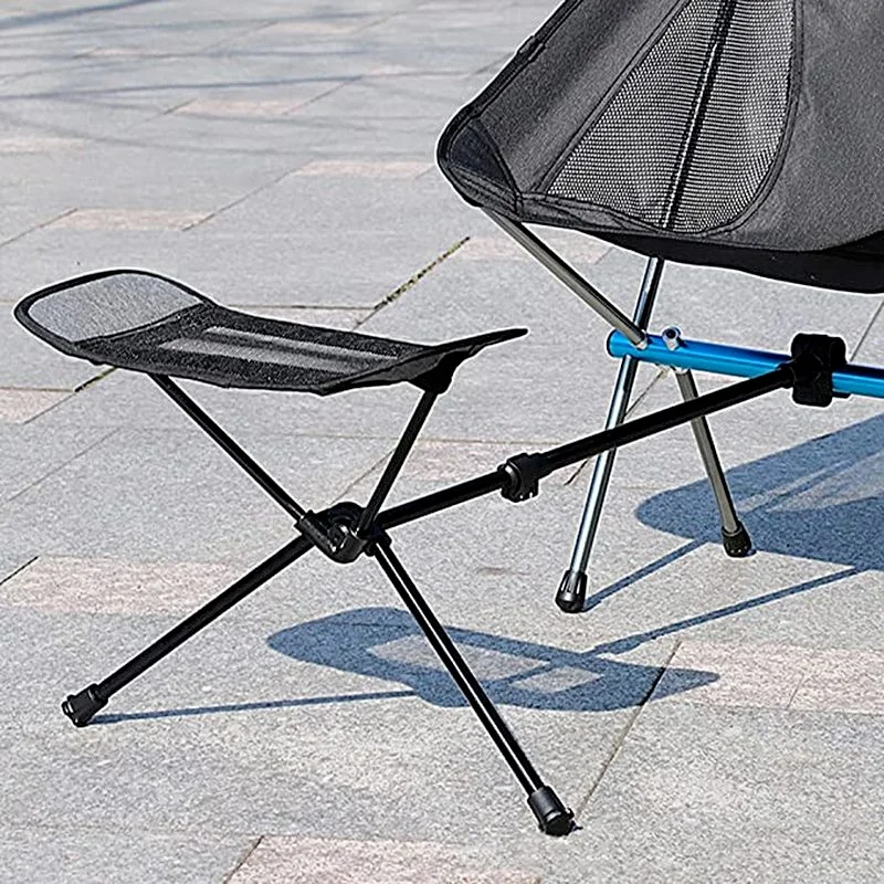 

Outdoor Portable Folding Retractable Footrest Camping Chair Kit for Folding Reclining Swing Chair Moon Chair Beach Chair