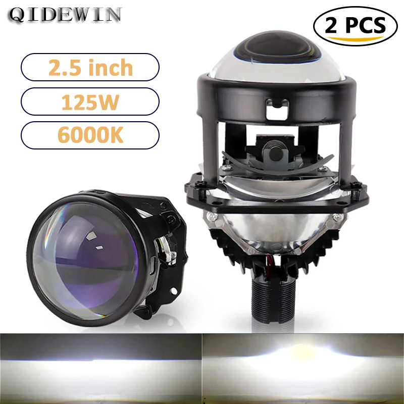 

2.5 Inch Led Projector Headlights High Power Universal Fog Light Lights for Vehicles Laser Lenses Spotlights 2PCS Work Light