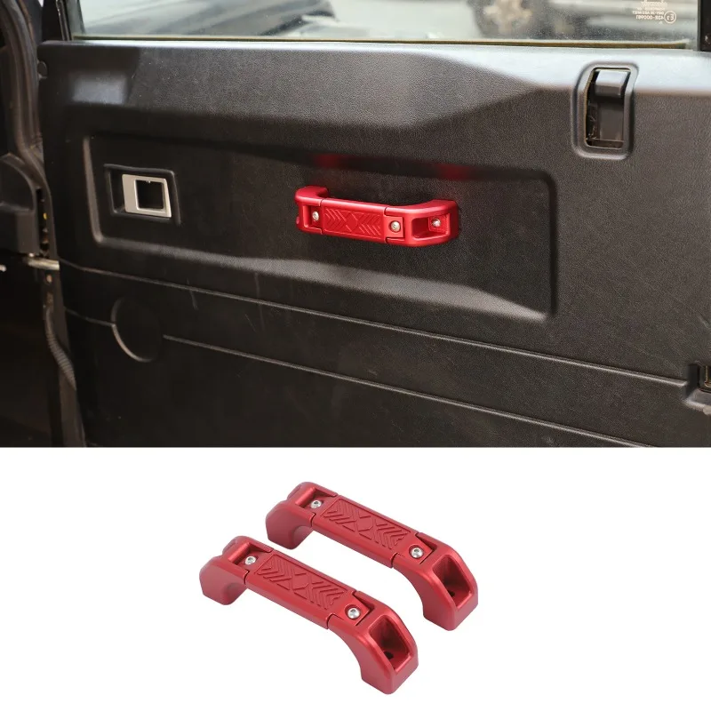 Mecha Style Interior Door Pull Handle Replacement Door Handle Aluminum Alloy Car Supplies For Land Rover Defender L316 2004-2018
