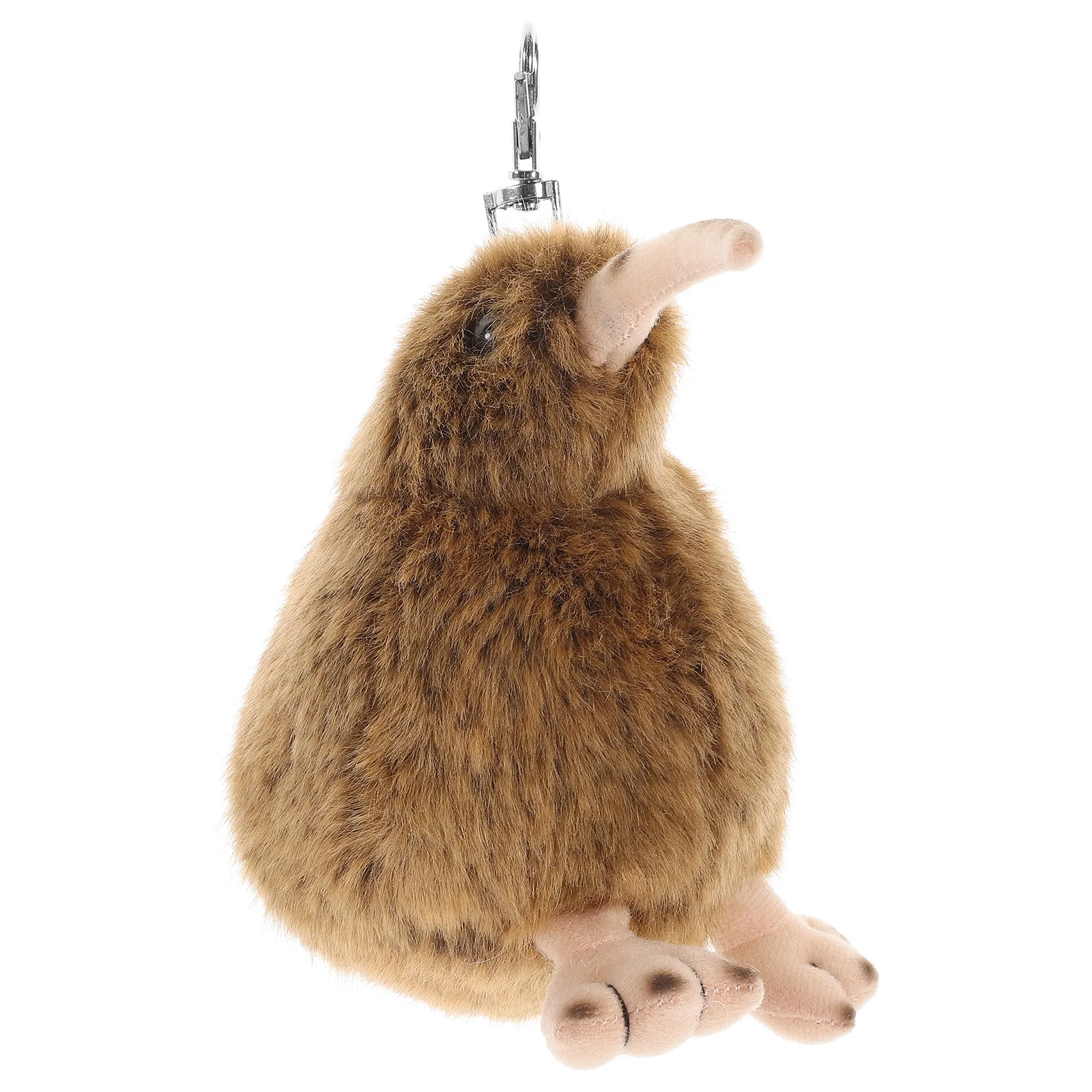 

12cm Stuffed Plush Toy Pet Animal Toy Decorative Pet (Brown) Plush Bird Bird Decorative Bird