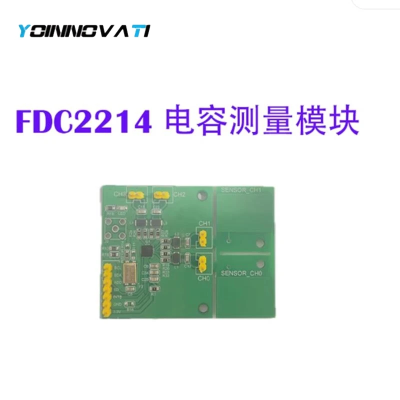 FDC2214EVM Capacitive Sensor Detection Module: Paper Counting, Gesture Recognition, Liquid Level Detection, and Pressure Sensing