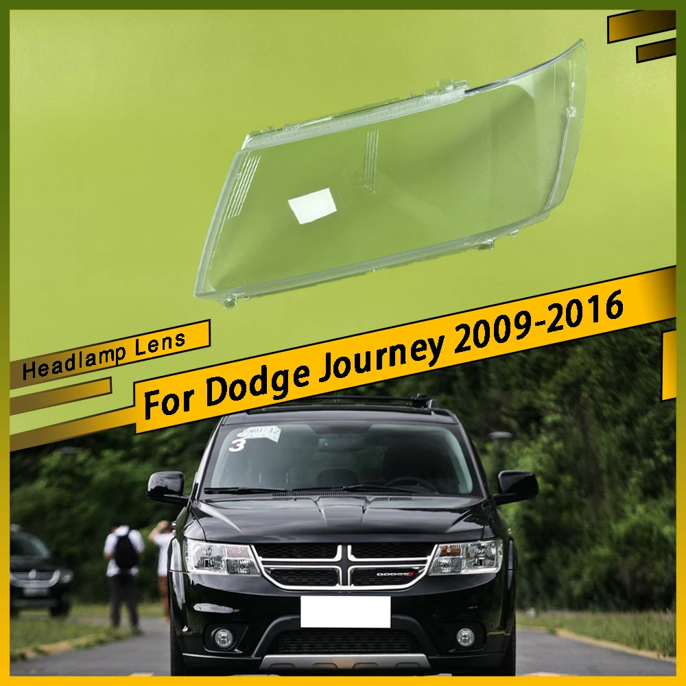 

For Dodge Journey 2009 2010 2011 2012 2013 2014 2015 2016 Transparent Car Headlight Cover Lamp Shade Headlamp Lens Glass Shell