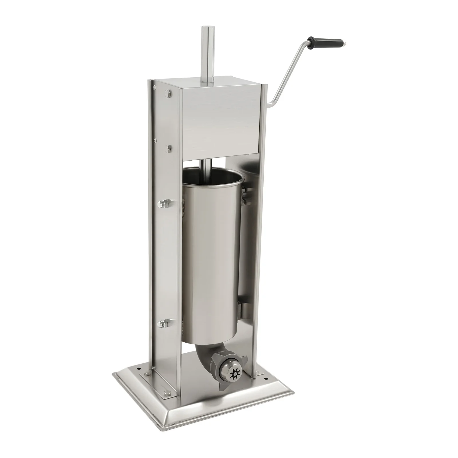 Manual Churros Machine 5L, Stainless Steel Churros Maker With 6 Interchangeable Nozzles, Commercial Churros Press For Bakery Cafe
