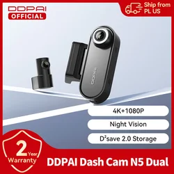 DDPAI Dash Cam N5 Dual Front and Rear 4K Ultra HD Resolution Dash Camera NightVIS ADAS GPS Auto record