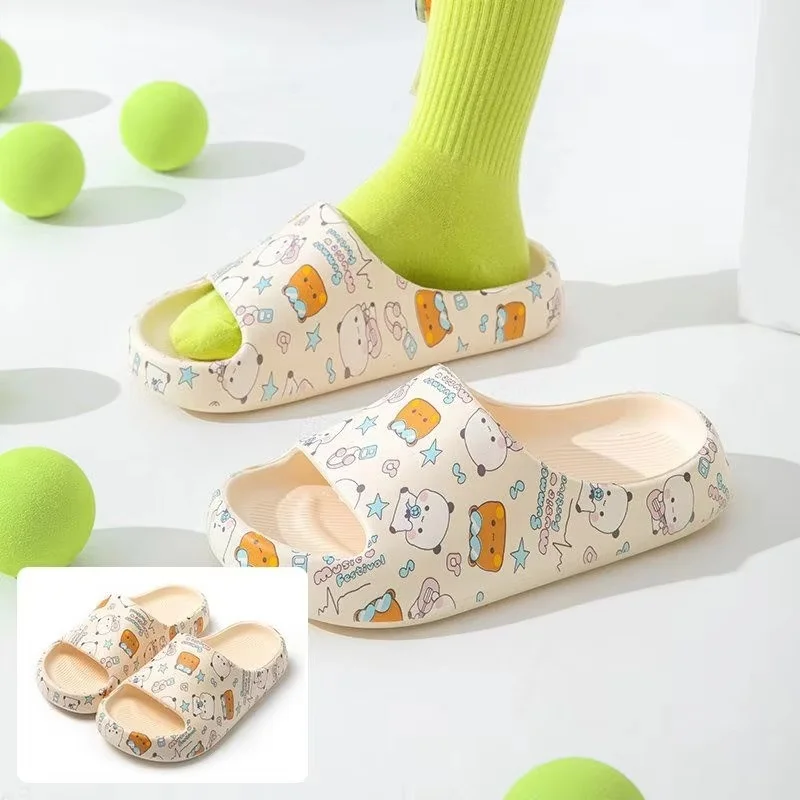 

Cute Summer Bubu And Dudu High-Heeled Slippers For Women To Wear Outside The Home Anti-Slip Soft Sole Lightweight Sandals