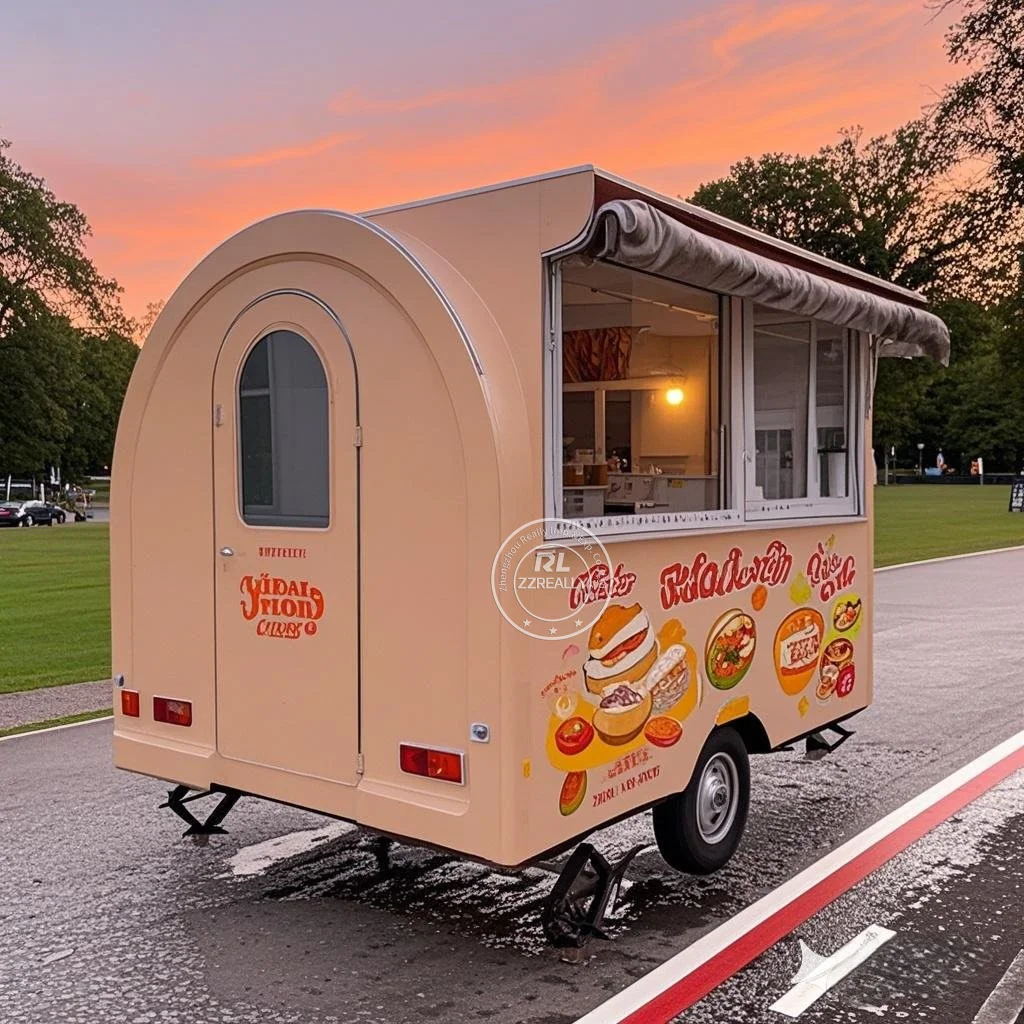 

Affordable Food Trailer Concession Trailer Mobile Catering Ice Cream Coffee Bakery Food Truck With Full Kitchen