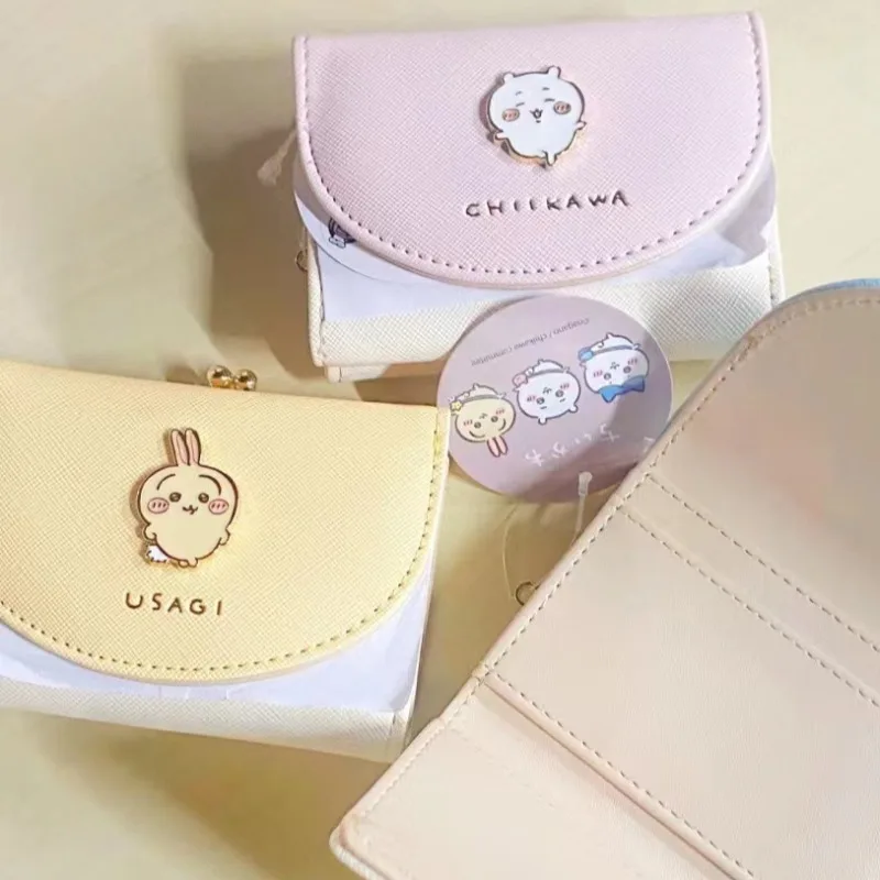 

Аниме-кошелек Chiikawa: милый короткий картхолдер USAGI Hachiware, японский мультяшный компактный и удобный кошелек для девочек, подарок