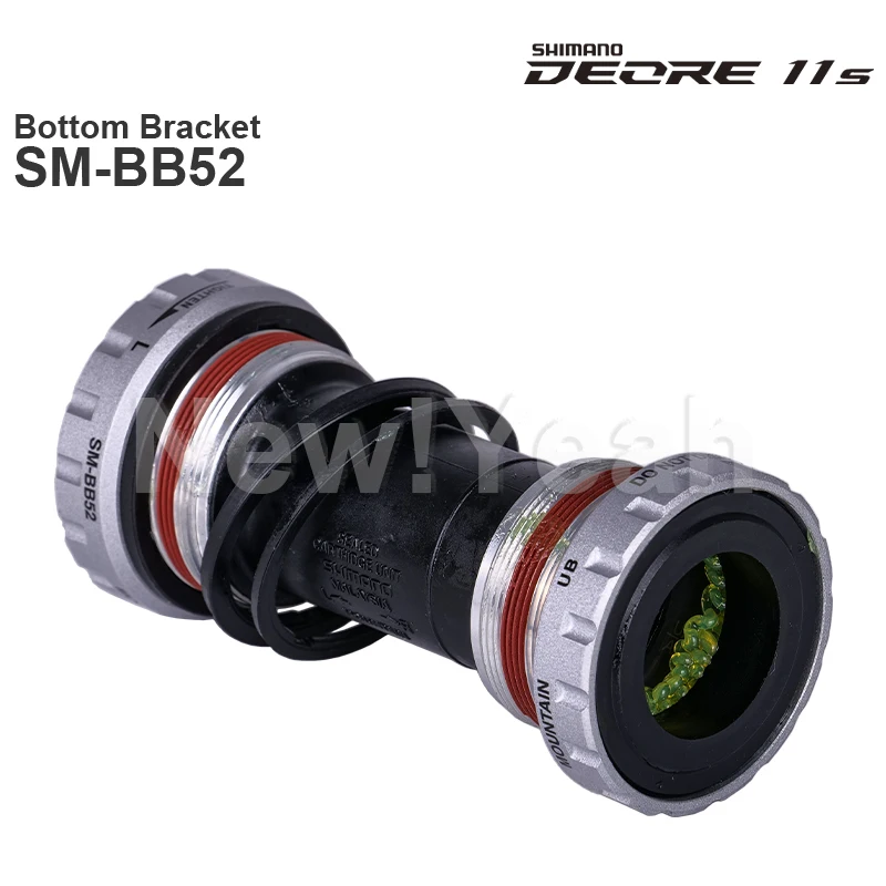 SHIMANO ALIVIO SM-BB52 Bottom Bracket DEORE M6100 Series Threaded HOLLOWTECH II 68/73 mm shell width - Trekking ORiginal parts