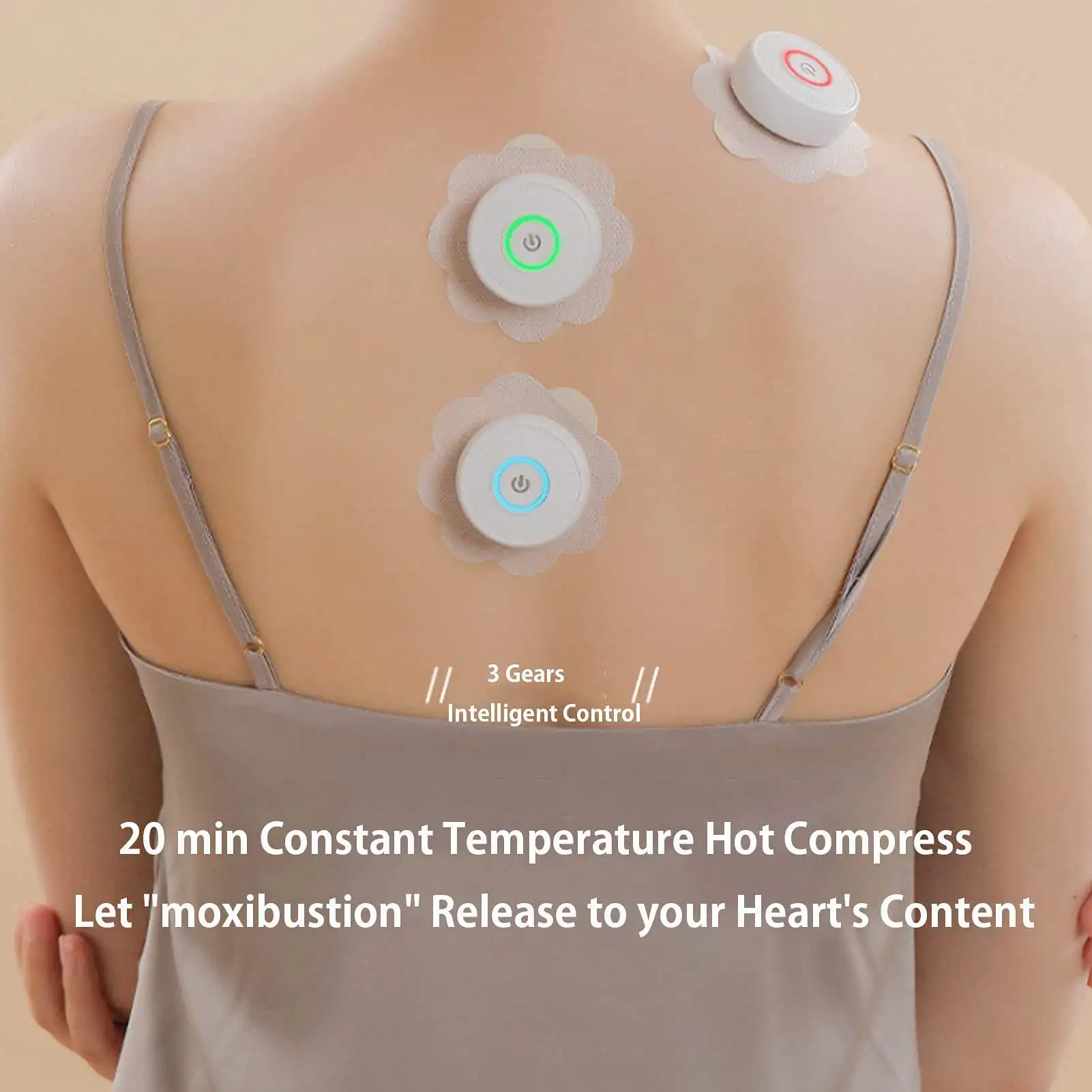 Moxibustion Device Electric Charging Intelligent Moxa Physiotherapy Electric Moxibustion point Massage Smokeless Graphene Health