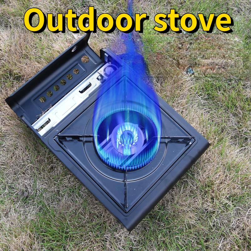 Macaron Outdoor Convenient Multi-stage Fire Travel Gas Stove Field Hot Pot Windproof Gas Cass Household Stove Gas Stove