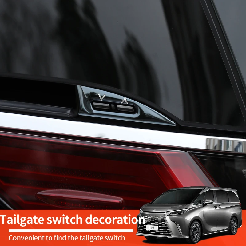 

For 2023-25 Lexus LM350h500h Tailgate trunk switch decorative sticker exterior modification decoration