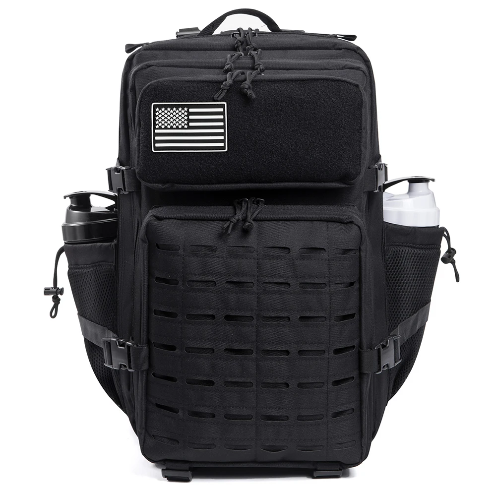 45L Molle Tactische Rugzak Tas Jacht MOLLE Rugzak GYM Voor Mannen EDC Outdoor Wandelen Survival Rugzak Heks Fles Houder
