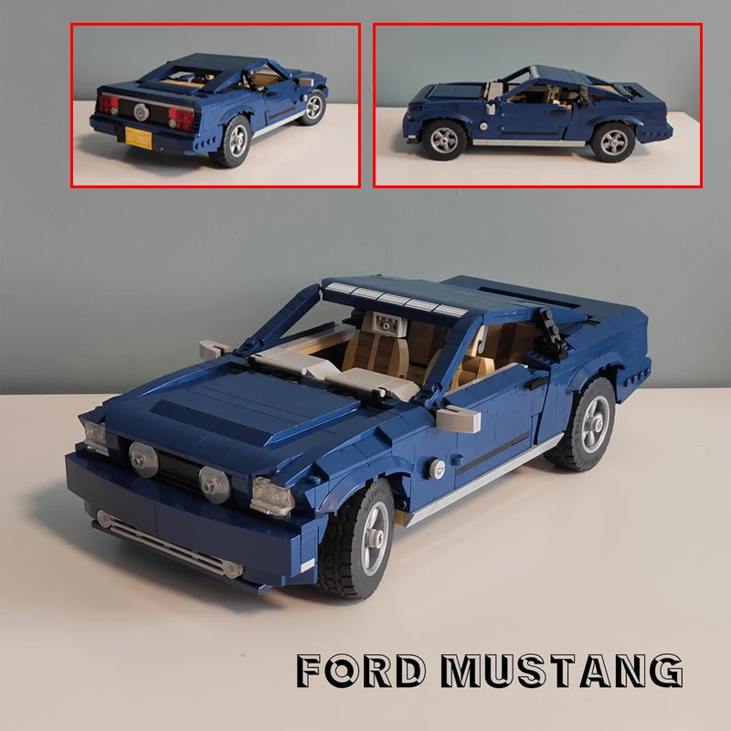 NEW MOD Version Mustang 2005 Ford Cars Model Building Block 10265 Creative Expert Assembled DIY Bricks Toys Boys Birthday Gifts