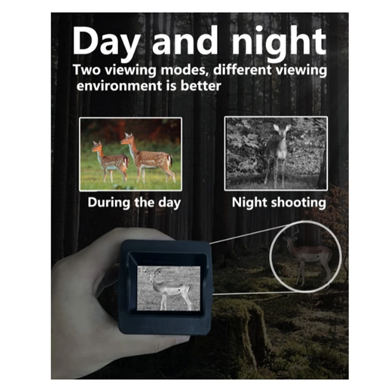 NV3000 Monocular Night Vision 5X Digital Zoom 4K HD 36MP Infrared Night Detection Hunting Telescope Outdoor